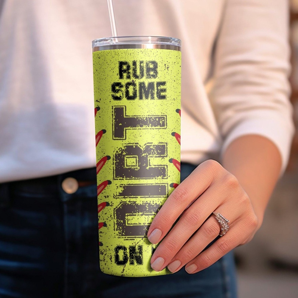 Softball Tumbler - Picture 2 of 2